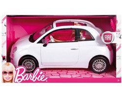 Auto Fiat 500 Di Barbie Bianca
