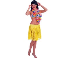 Gonna Hawaiana Gialla 45 Cm
