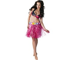 Gonna Hawaiana Rosa 45 Cm