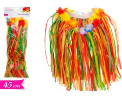 Gonna Hawaiana Multicolor 45 Cm