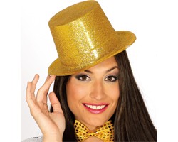 Cilindro Glitterato Oro