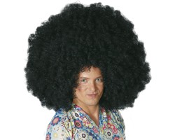 Parrucca Riccia Nera Afro