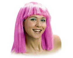 Parrucca Cleopatra Rosa