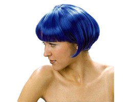 Parrucca Carr� Blu