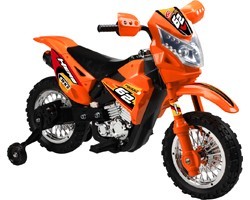 Moto Elettrica Enduro Arancio