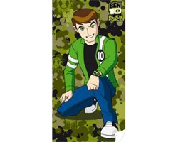 Telo Mare Ben 10 Alien Force Verde