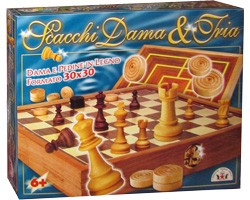 Scacchi Dama E Tria In Legno
