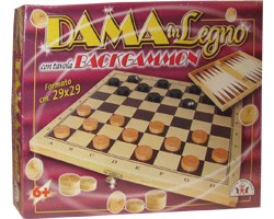 Dama In Legno Con Tavola Backgammon Dama In Legno Con Tavola Backgammon
