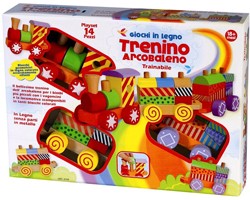 Trenino Arcobaleno Trainabile