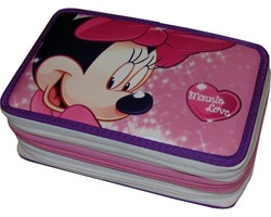 Astuccio Triplo Minnie Rosa