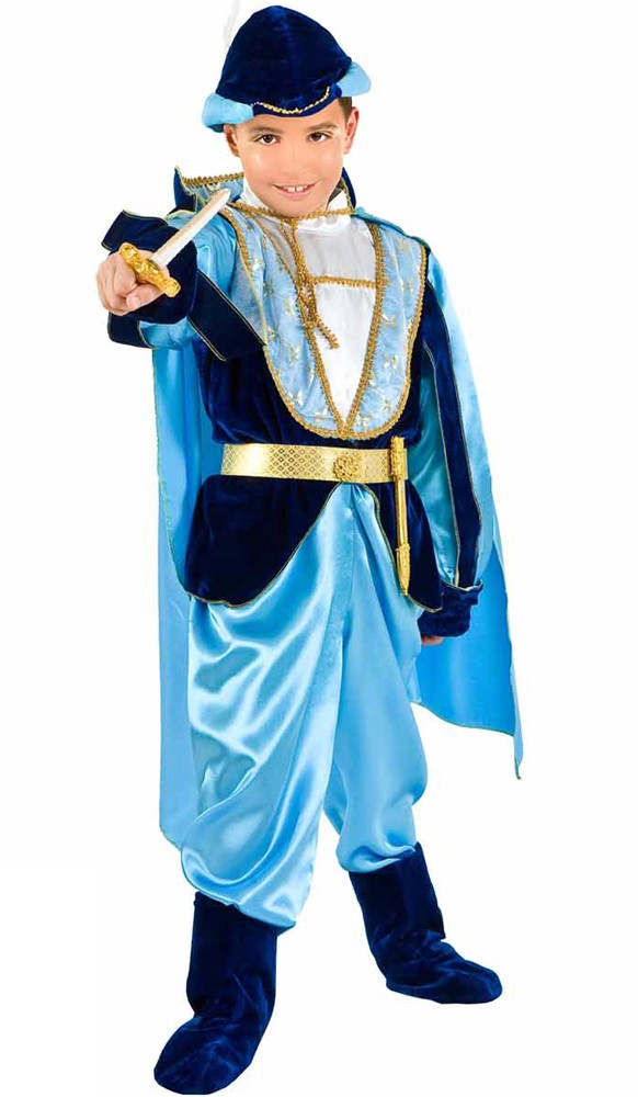 Costume Principe Azzurro In Velluto - Clicca l'immagine per chiudere